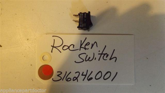 KENMORE OVEN 316246001 rocker switch used part KENMORE OVEN 316246001 rocker switch used part